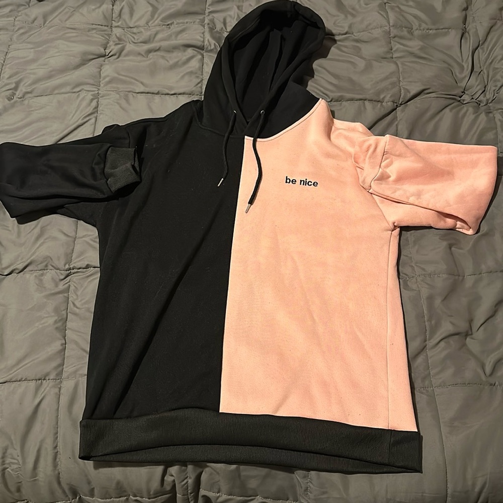 Be Nice Two Tone Hoodie